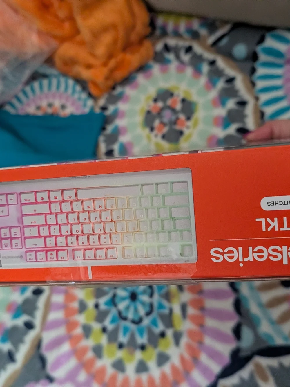 SteelSeries Apex 3 TKL White RGB Tenkeyless Gaming Keyboard